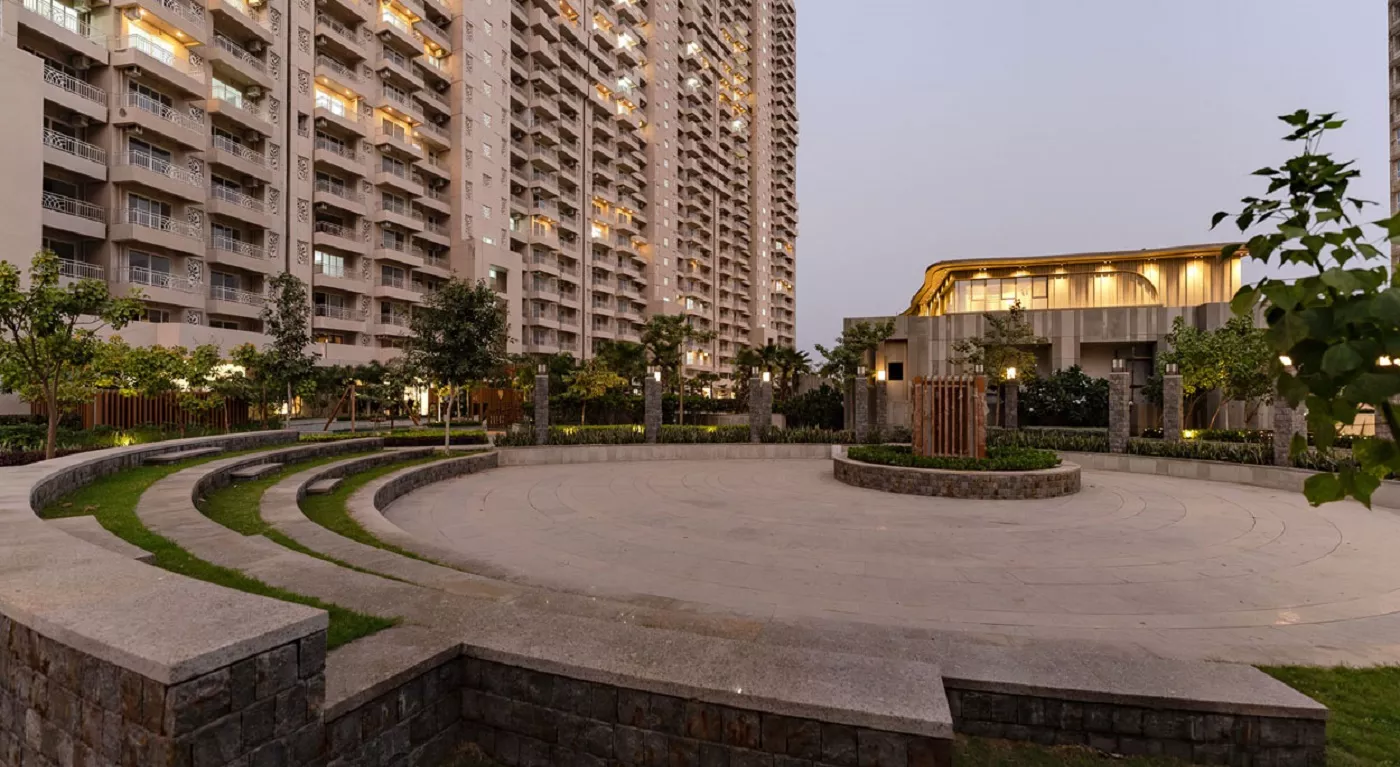 Roads and infrastructure near County Center Court, Sector 88A Gurgaon
